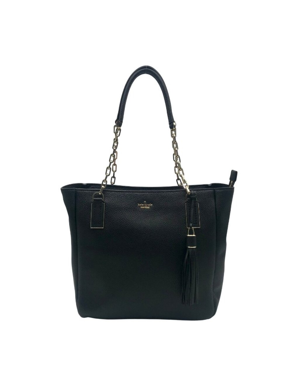 Kate Spade New York Black Leather Kingston Drive Vivian Tote Bag